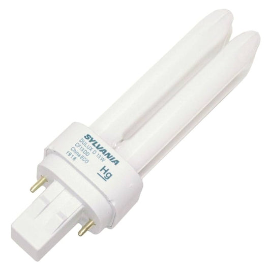 Sylvania CF13DD/841/ECO DULUX Double Tube 13-Watt Compact Fluorescent Bulb – BRAND NEW