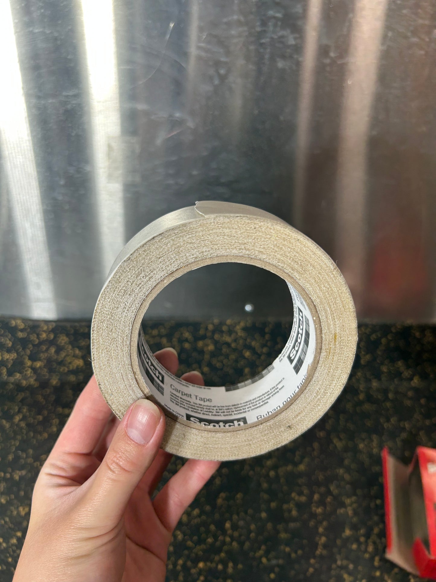 Scotch Outdoor Carpet Tape (CT3010, 1.375” x 40 ft) – SLIGHTLY USED