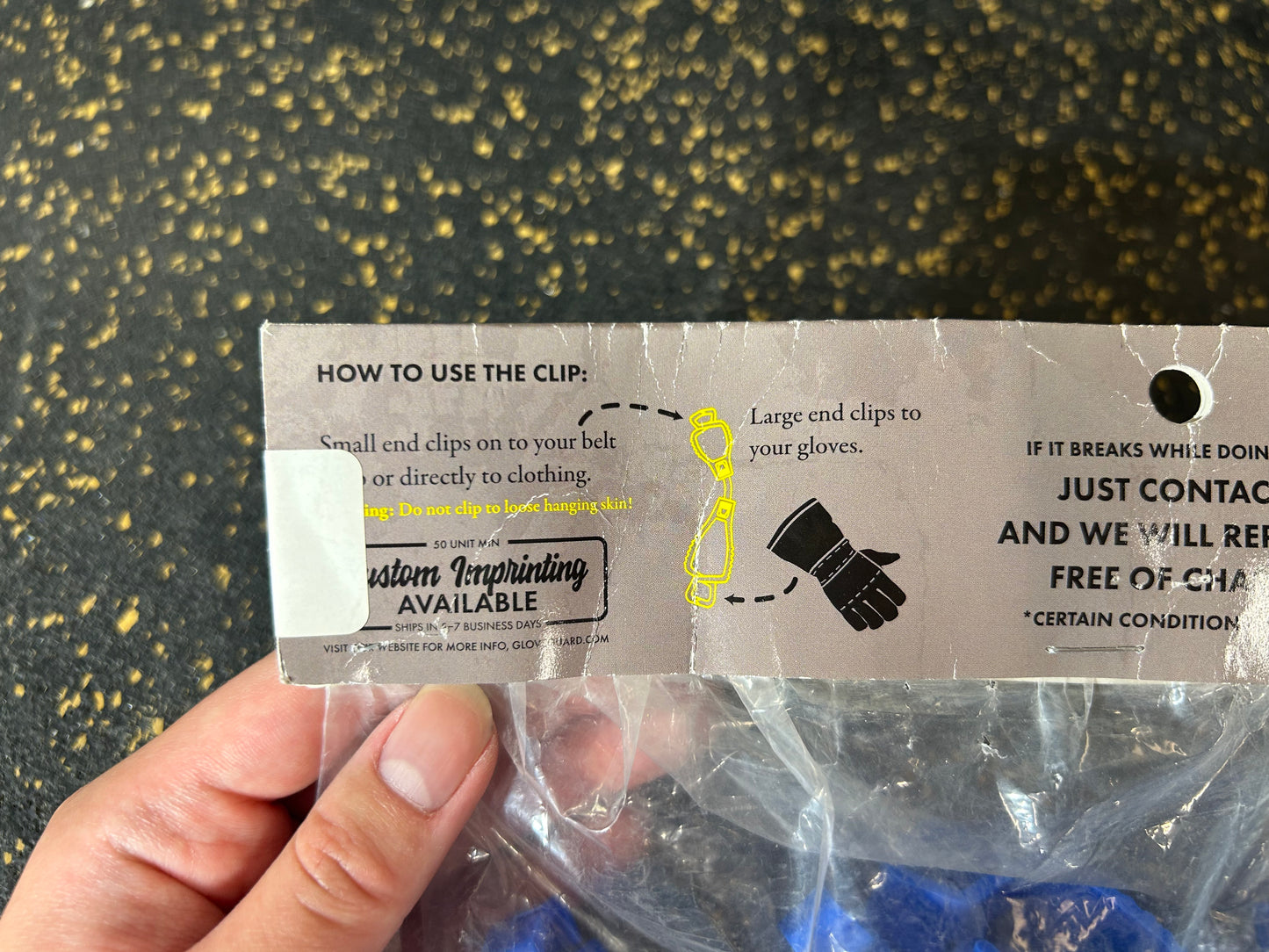 Original Glove Guard Clips (Blue, Model 1939, 50-piece bag) – BRAND NEW