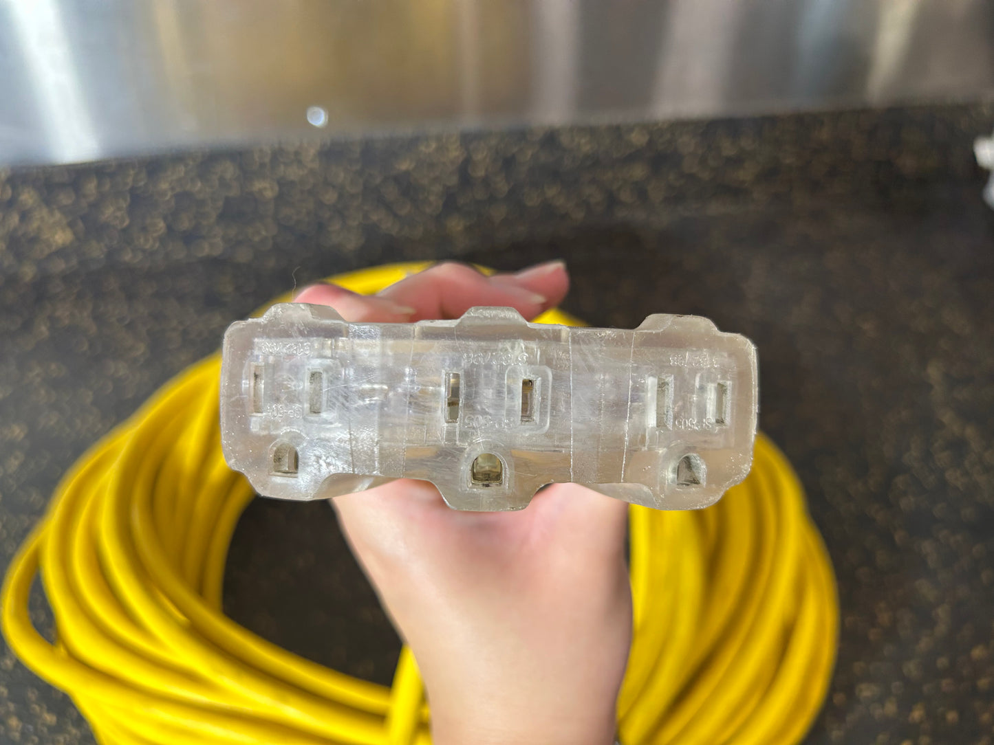 100-Foot Triple Outlet Extension Cord (3-Prong, 12 AWG)