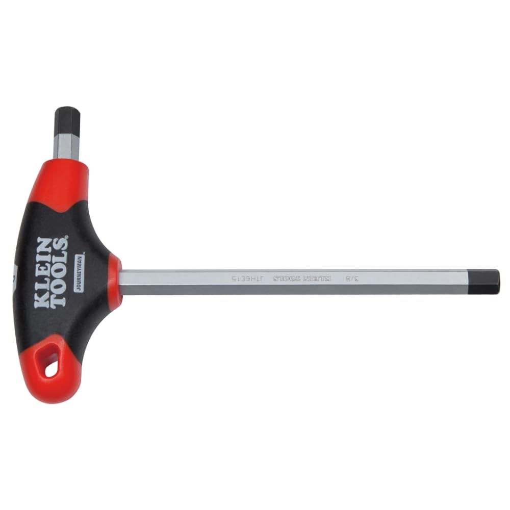 Klein Tools Journeyman 5/16” T-Handle SAE Hex Key (6” Blade Length, JTH6E14)