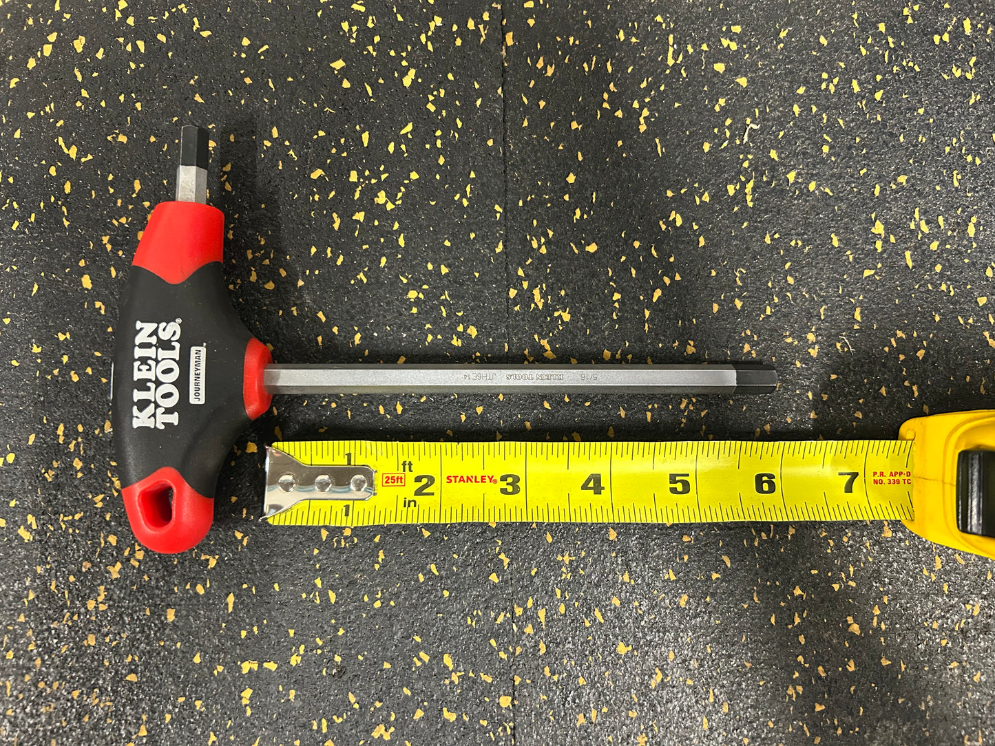 Klein Tools Journeyman 5/16” T-Handle SAE Hex Key (6” Blade Length, JTH6E14)