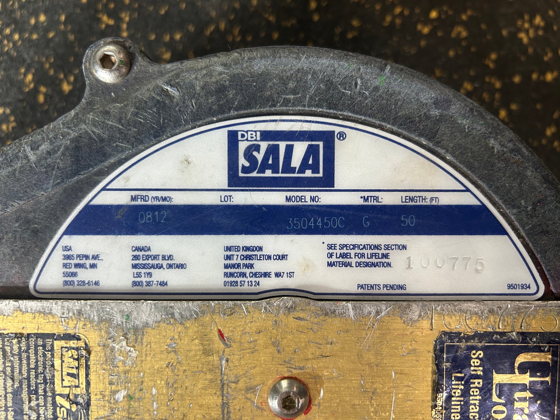 3M DBI-SALA Ultra-Lok 50-Foot Self-Retracting Lifeline with Swivel Snap Hook (75 to 310 lb Load Capacity) – 3 AVAILABLE