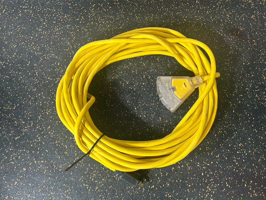 50-Foot Triple Outlet Extension Cord (3-Prong, 12 AWG)