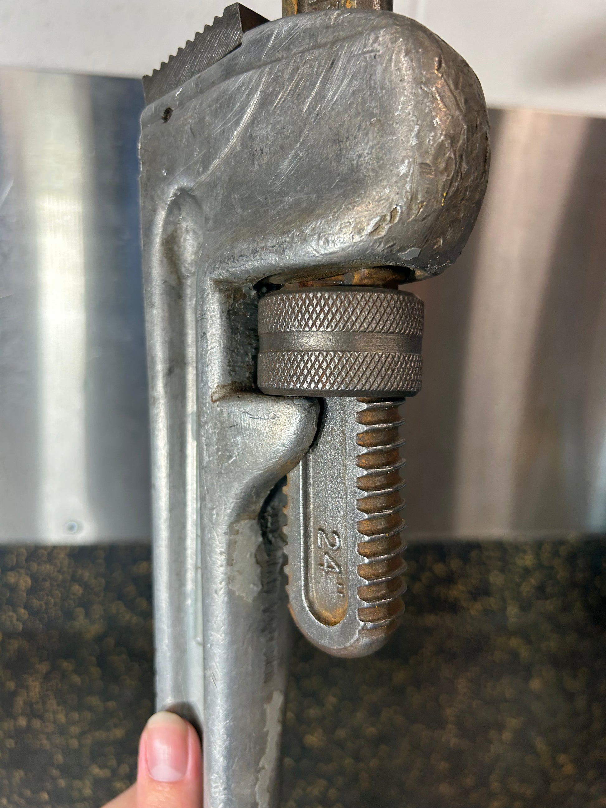 JET 24” Super Heavy-Duty Aluminum Pipe Wrench