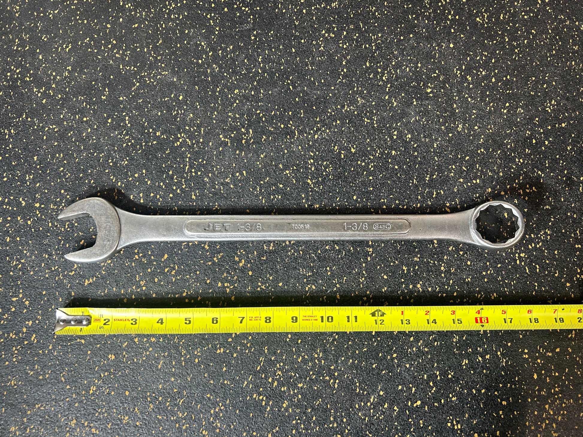 JET 1-3/8” Raised Panel Combination Wrench (Drop Forged Steel, Model 700519) – HIGH QUALITY