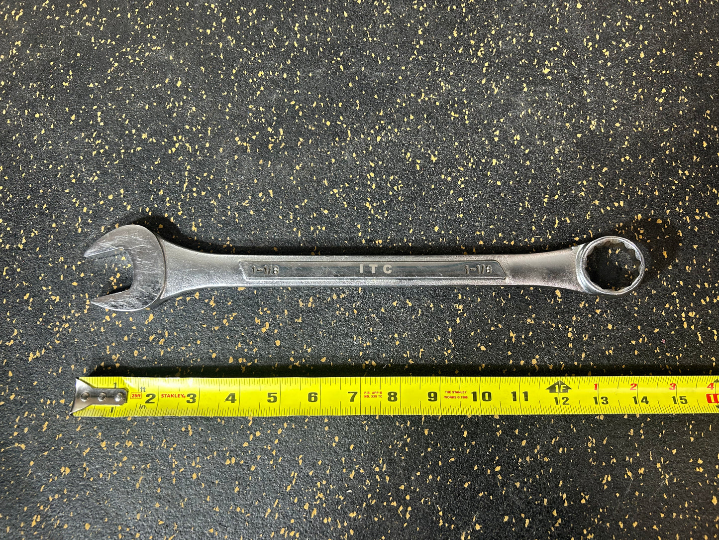 ITC 15/16” Raised Panel Combination Wrench (Chrome Vanadium Steel, Satin Finish)