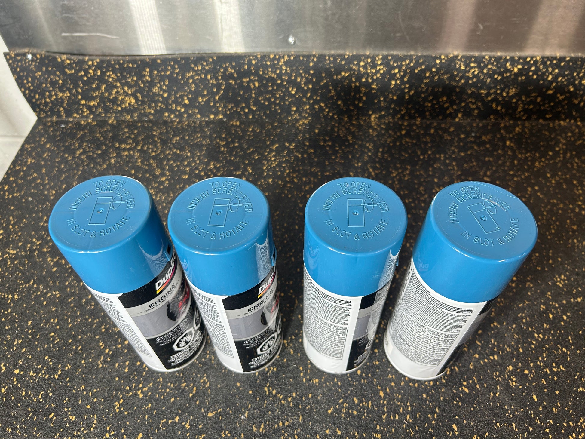 Sherwin Williams Dupli-Color Engine Enamel with Ceramic CDE1608 (General Motors Blue, 340g)