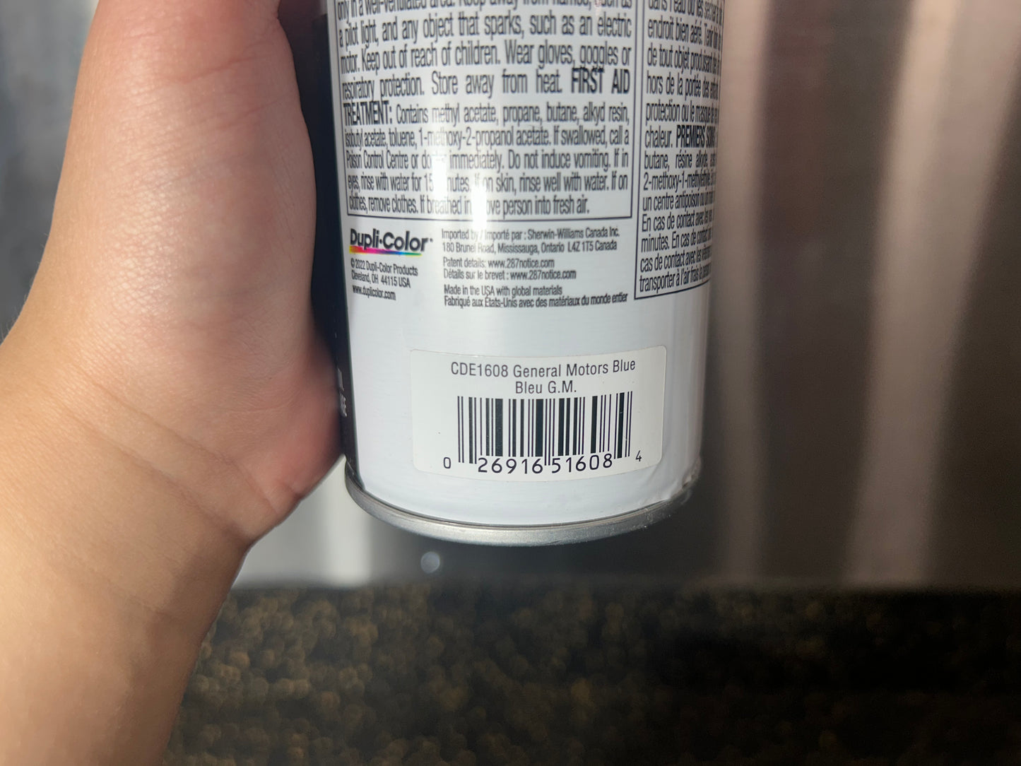 Sherwin Williams Dupli-Color Engine Enamel with Ceramic CDE1608 (General Motors Blue, 340g)