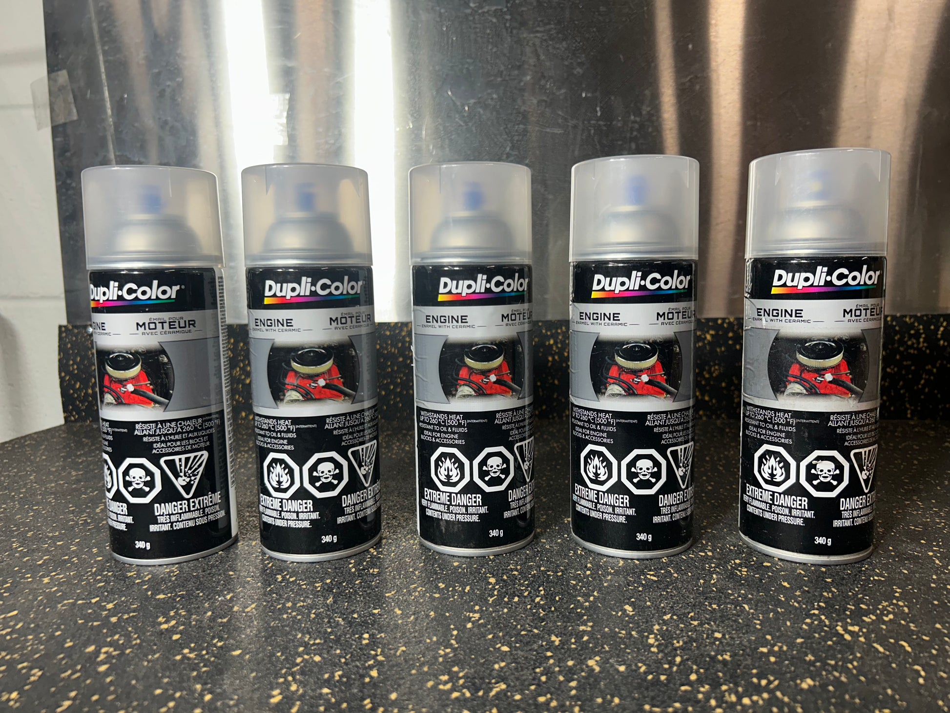Sherwin Williams Dupli-Color Engine Enamel with Ceramic CDE1636 (Clear/Transparent, 340g)