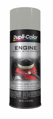 Sherwin Williams Dupli-Color Engine Enamel with Ceramic CDE1650 (Cast Coat Aluminum, 340g)