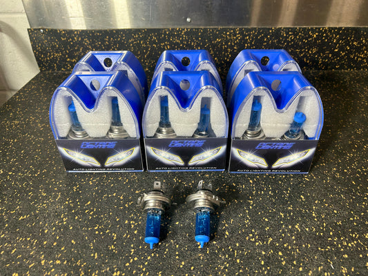 Super White LED Headlight Bulbs (H4 High/Low, 2-bulb pack) – BRAND NEW