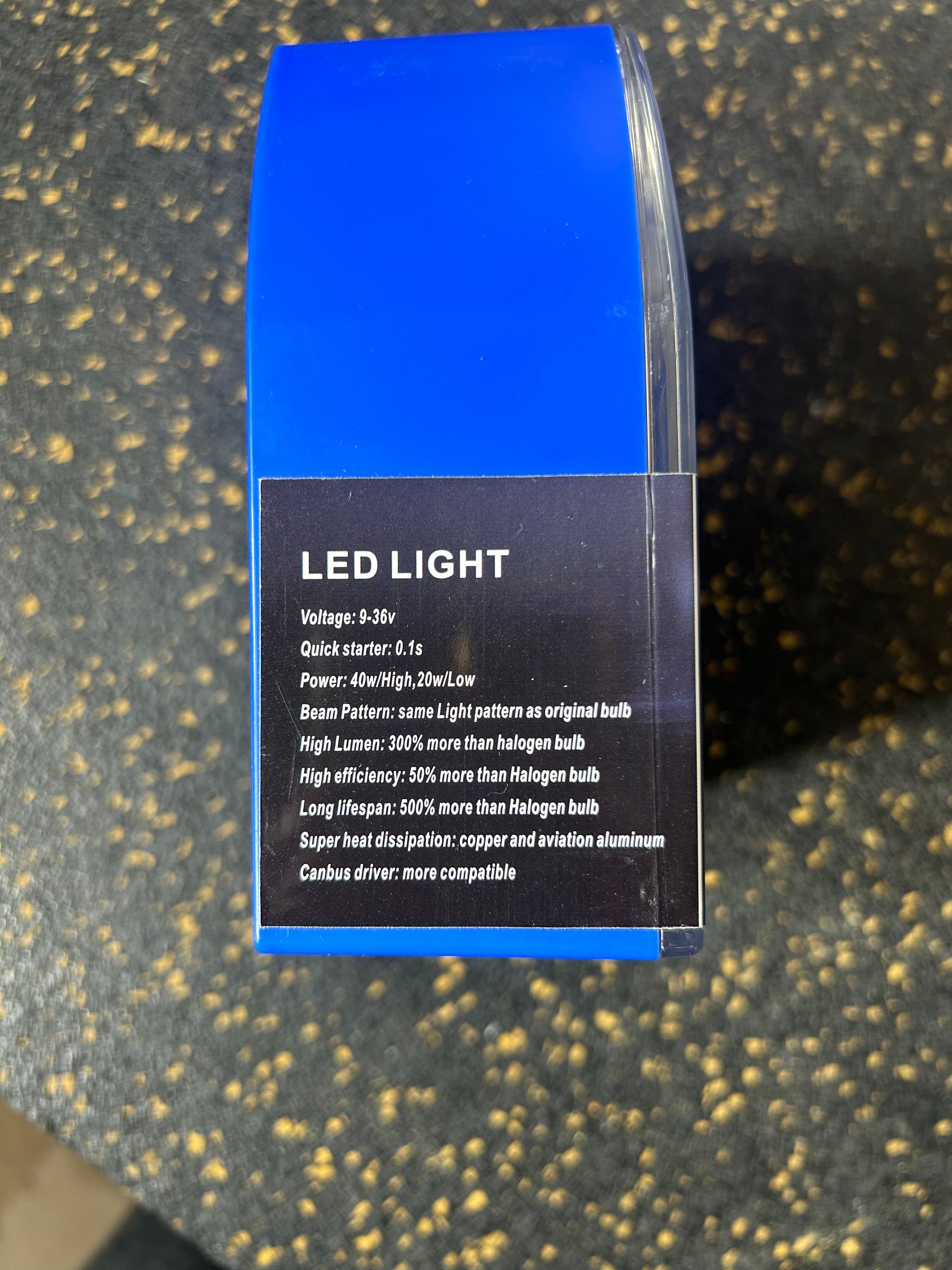Super White LED Headlight Bulbs (H4 High/Low, 2-bulb pack) – BRAND NEW