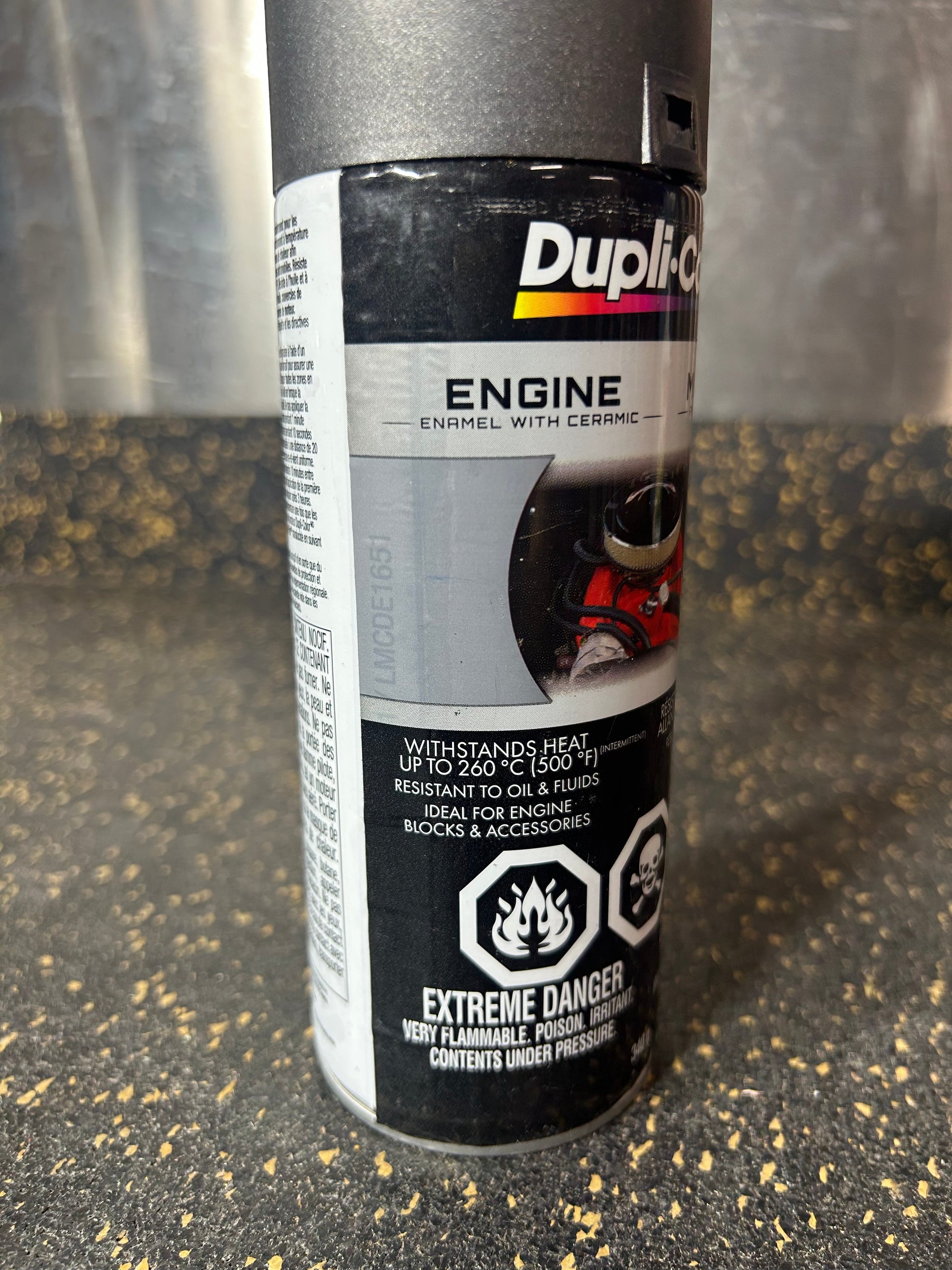 Sherwin Williams Dupli-Color Engine Enamel with Ceramic CDE1651 (Cast Coat Iron, 340g)