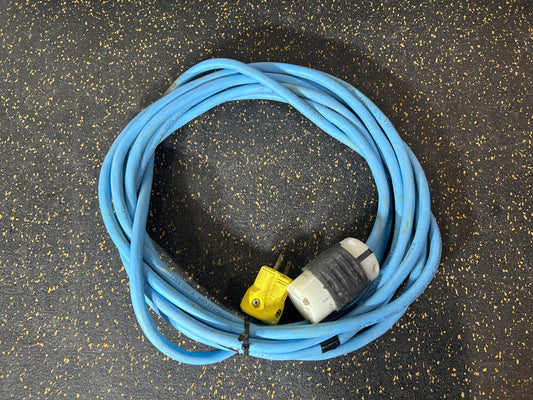 25-Foot RV Outdoor Extension Cord (3-Prong Plug with 20-Amp Locking Receptacle, 12 AWG, Water-Resistant)