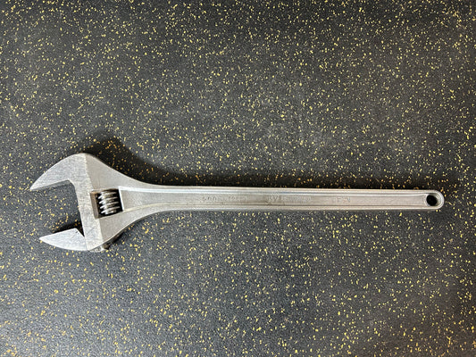 Westward 24” (600mm) Adjustable Wrench (Chrome Vanadium Steel, up to 2-3/4” Jaw, Model AP-24)