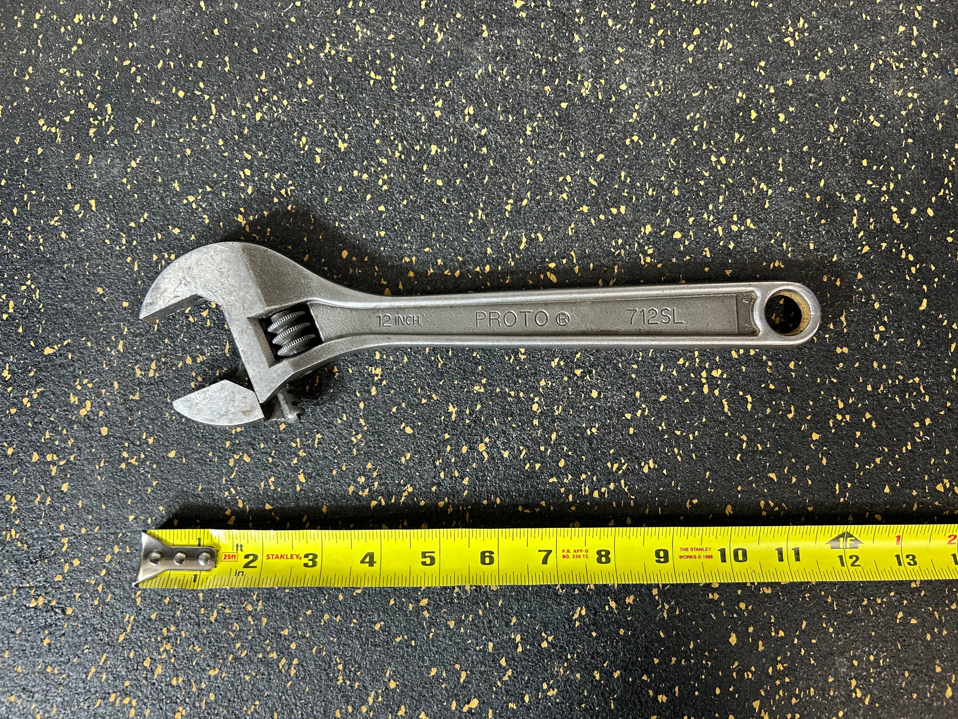 Proto 12” (300mm) Clik-Stop Adjustable Wrench (Model 712SL, up to 2” Jaw)
