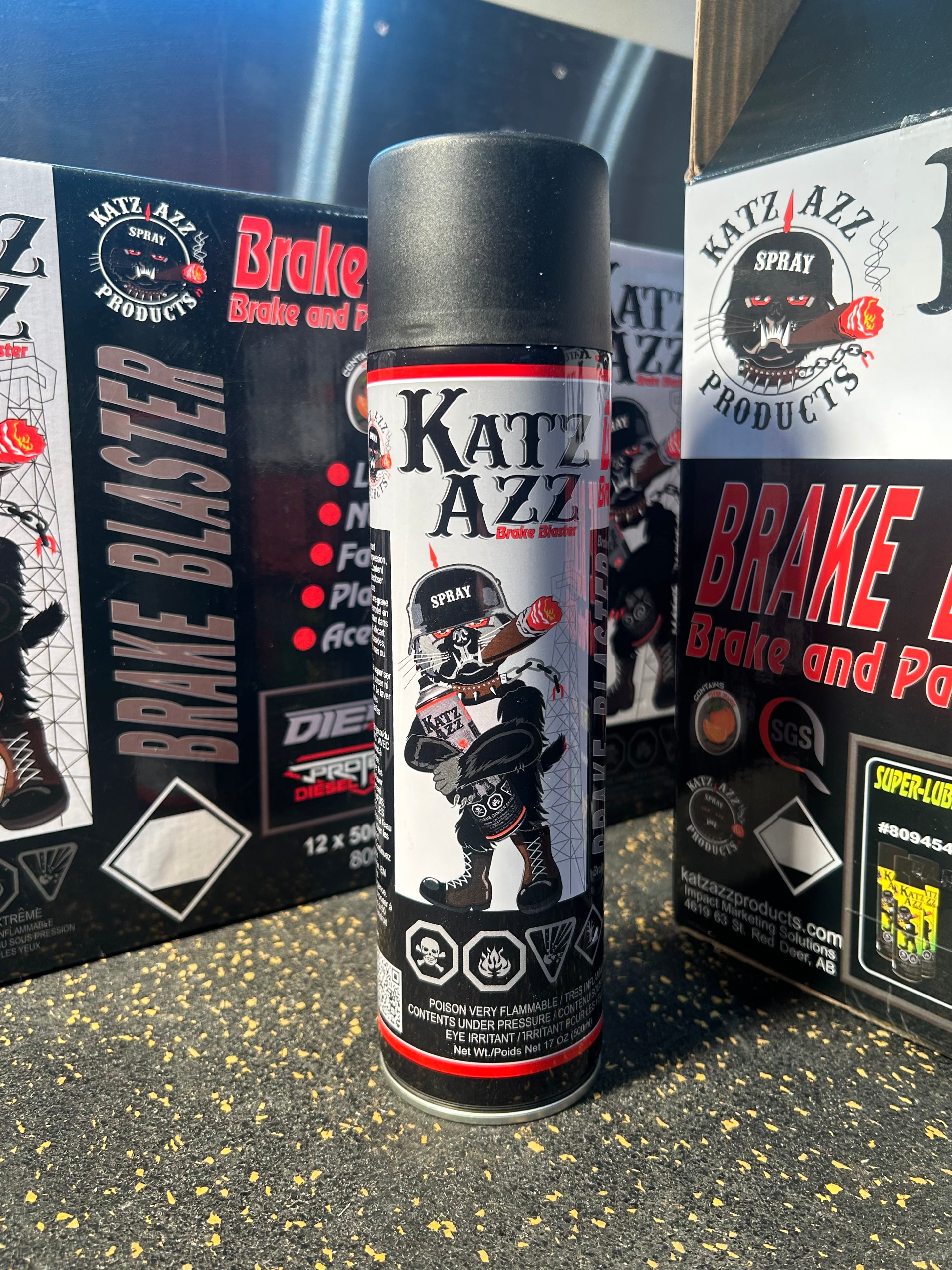 Katz Azz Brake Blaster & Parts Cleaner (500mL, Part # 809455