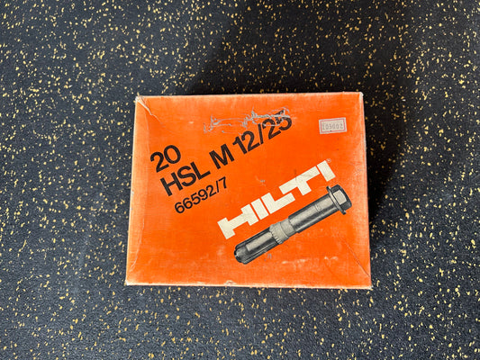 Hilti HSL4 Heavy-Duty Wedge Anchors (M12, 131mm or 5-1/4”, 20-piece set)