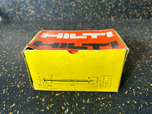 Hilti NK ENK Steel/Concrete Nails with Washer (72mm or 2-7/8”, 100-piece set)