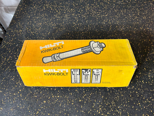 Hilti Kwik-Bolt (5/8” x 4-1/2”, 25-piece set)
