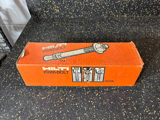 Hilti Kwik-Bolt (1/2” x 3-3/4”, 50-piece set)