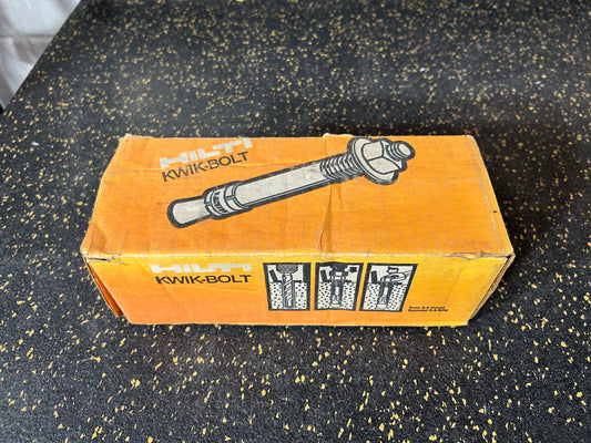 Hilti Kwik-Bolt (1” x 6”, 5-piece set)