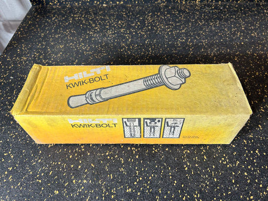 Hilti Kwik-Bolt (1” x 9”, 5-piece set)