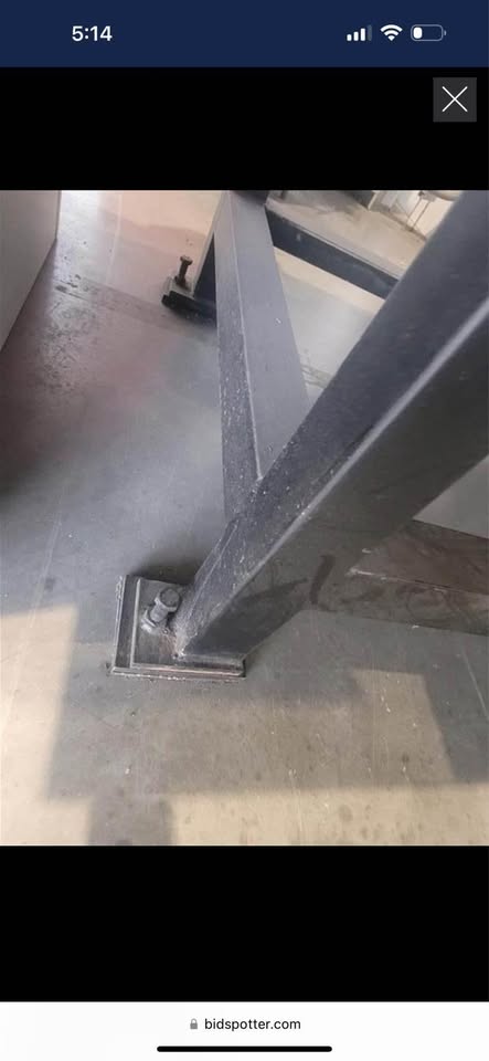 Starrett Granite Surface Plate 48” x 72” x 10” Precision Work Bench for Shop Use