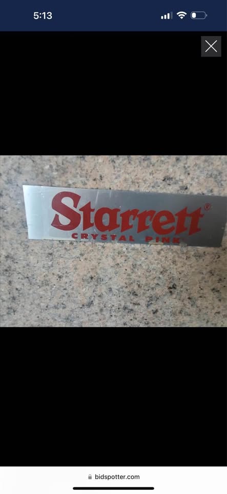 Starrett Granite Surface Plate 48” x 72” x 10” Precision Work Bench for Shop Use