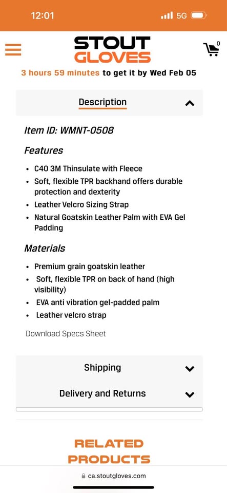 Stout Gloves Mechanic Series Work Gloves (Sizes Small and Large) for Heavy-Duty Tasks
