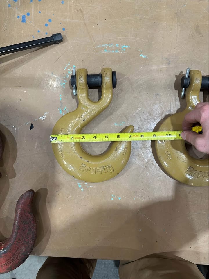 Crosby Hook Slip Clevis 3/4” Heavy Duty Rigging / Lifting / Crane Hook