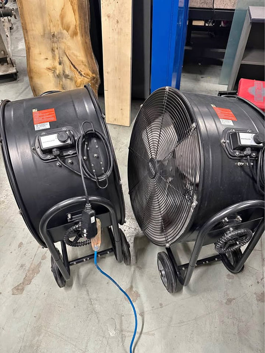 Pro Point 24” Outdoor Drum Fan with Enclosed Motor