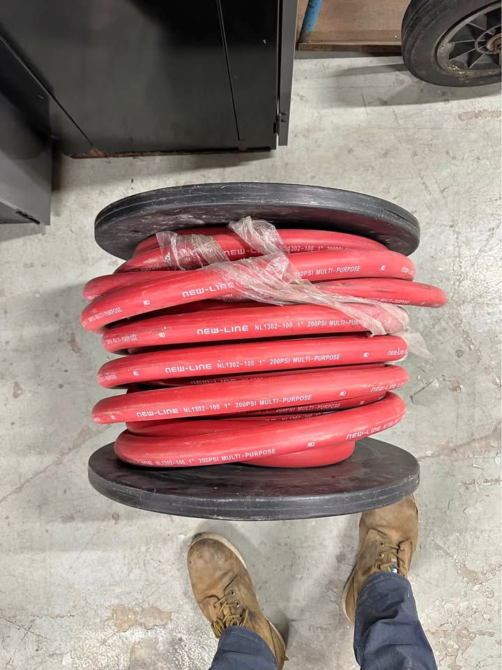 New Line NL 200 PSI 1” Multi-Purpose Rubber Hose (100 Ft)