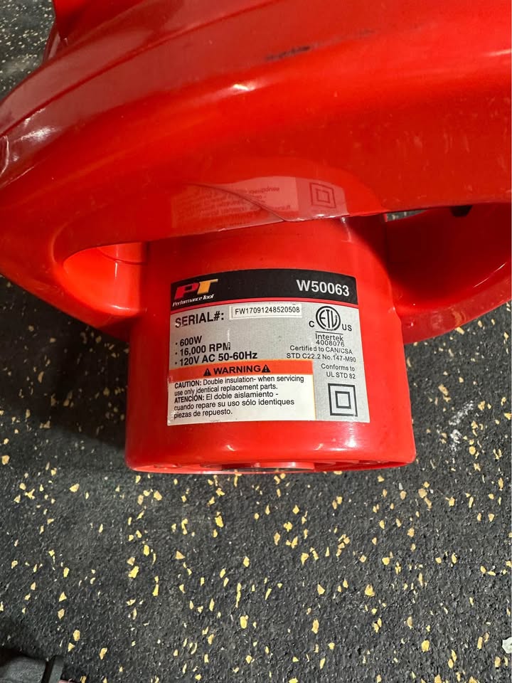 Performance Tool W50063 Shop Blower