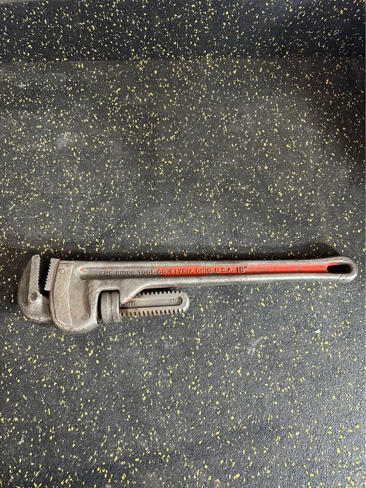 RIDGID 18" Alloy Steel Pipe Wrench Heavy Duty