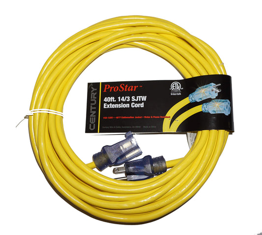 Pro Star 14 Gauge Heavy Duty 40 Foot Outdoor Extension Cord