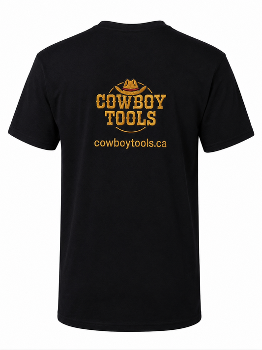 Cowboy Tools Embroidered T-Shirt