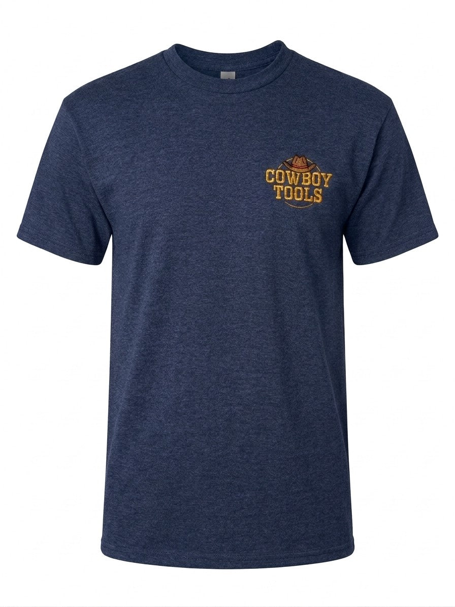 Cowboy Tools Embroidered T-Shirt
