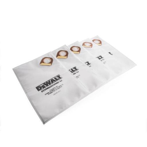 Pack of 3 DeWalt DWV9402 Reusable Fleece Filter Bags for Vacuum Dust Extractor