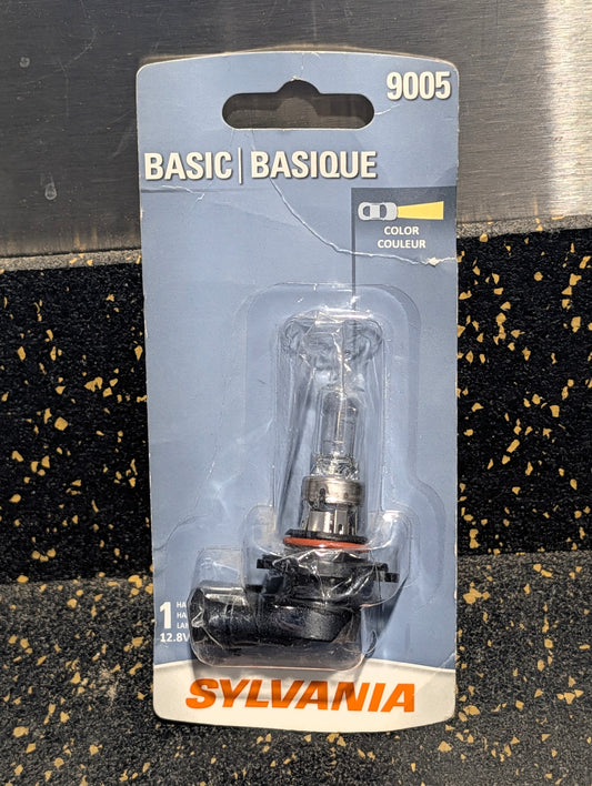 Sylvania 9005 Basic High Beam Automotive Light Bulb – Single Pack