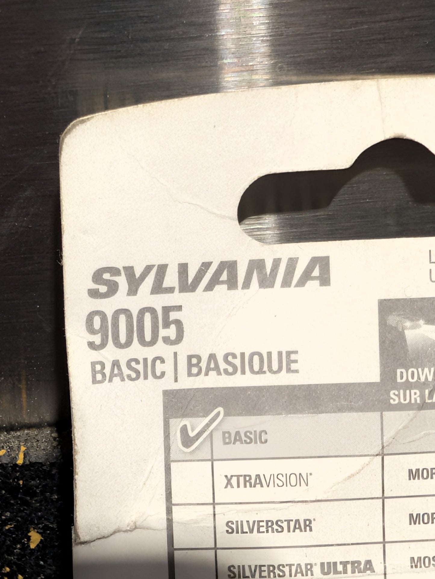 Sylvania 9005 Basic High Beam Automotive Light Bulb – Single Pack