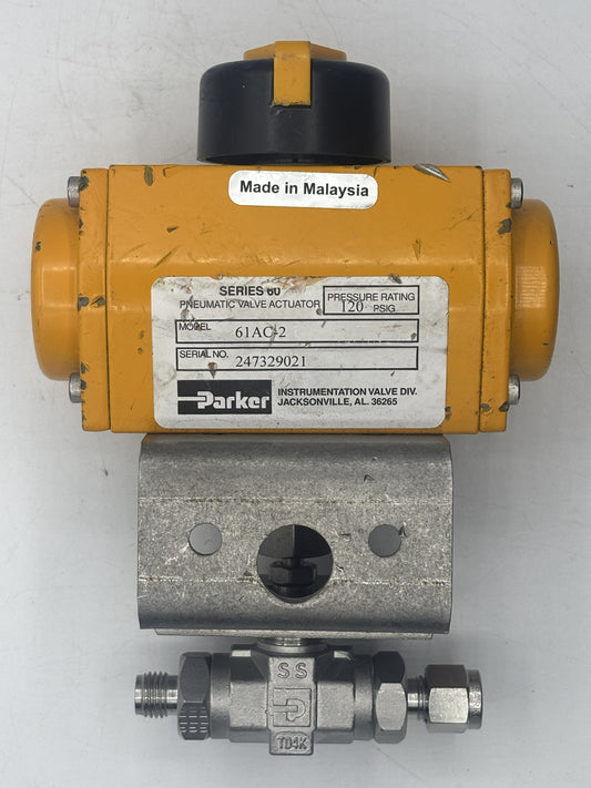 Parker Series 60 Pneumatic Valve Actuator 61AC-2