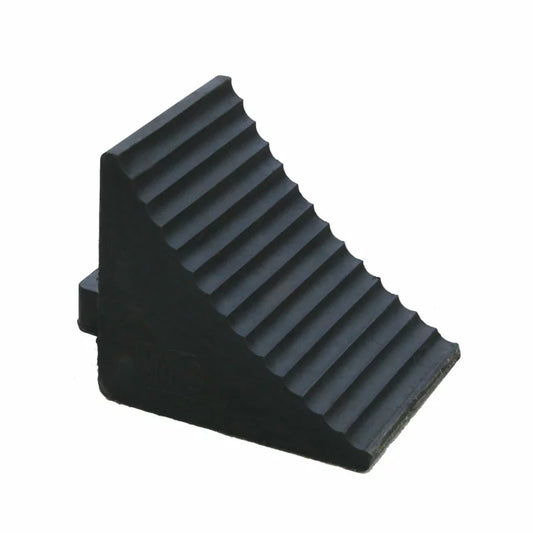 Heavy-Duty Rubber Wheel Chocks with Eyelets for RVs and Trailers – Pair