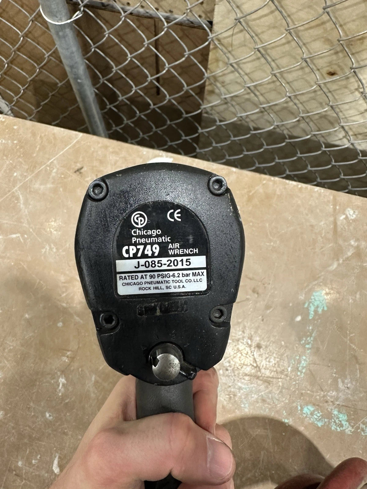 Chicago Pneumatic CP749 1/2” Impact Air Wrench with 50ft Hose