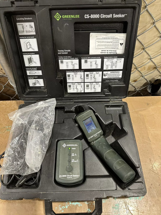 Greenlee CS-8000 Circuit Seeker Tracer Finder with Case