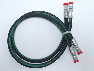 Aeroquip GH781-4 25 Ft High PSI 6500 Hydraulic Hose Teal/Black