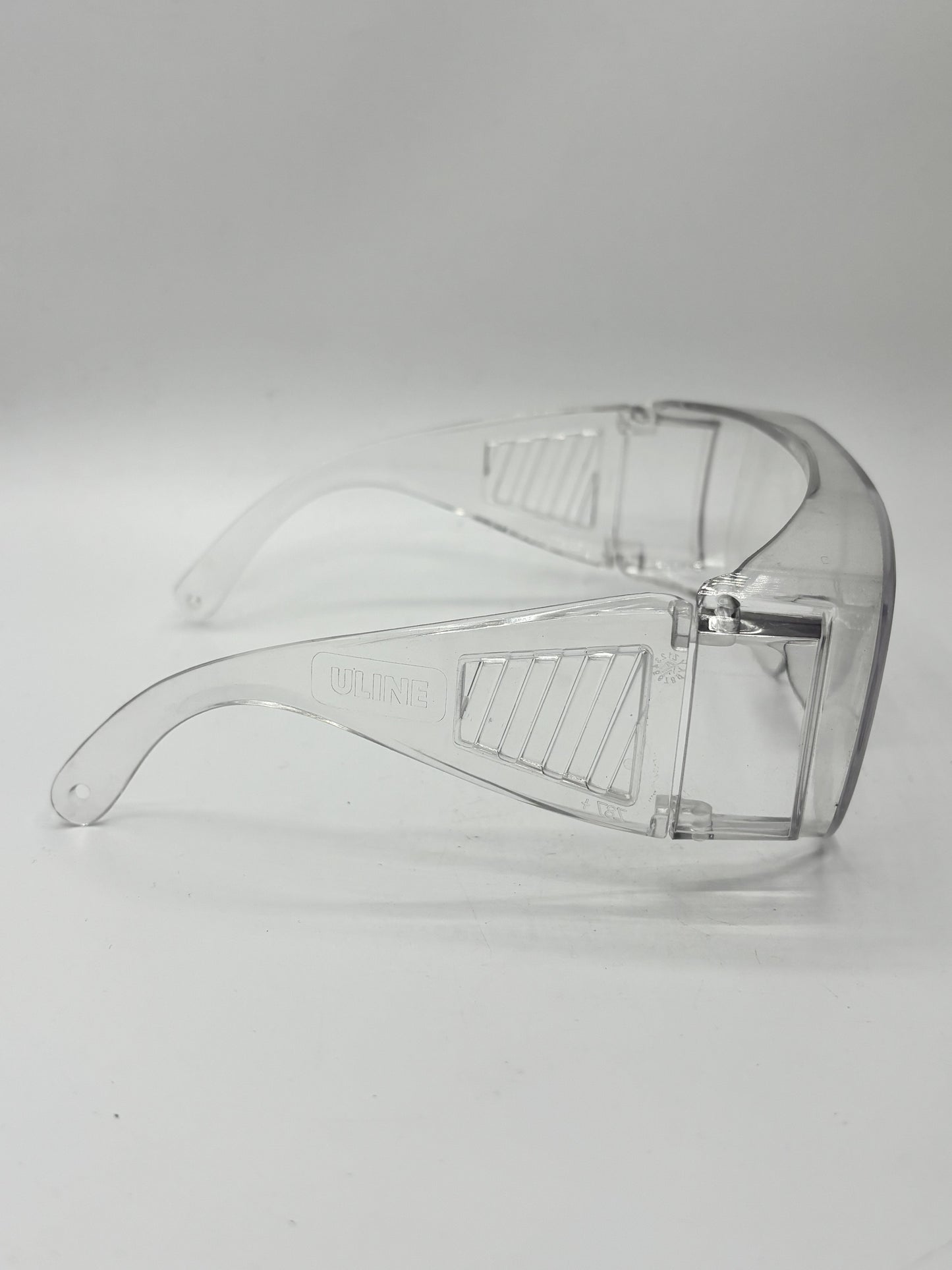 Uline Clear Over-the-Glass Safety Glasses ANSI Z87.1