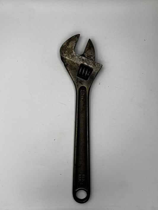 Vintage Proto 712-S Professional 12" Adjustable Wrench